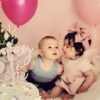 stirnband atlrosa puder rosa mit namen geburtstag baby geschenk sendoro shop