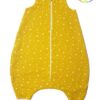 Sommerschlafsack-gelb-sterne-mit-füßen-musselin-ethereal-sendoro-shop