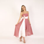 Kleid rosa weiß Sendoro Shop