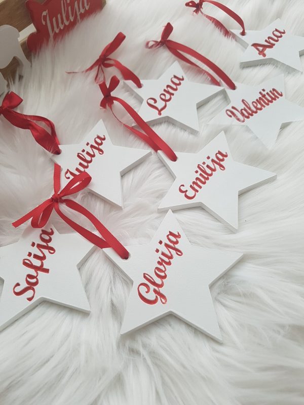 christbaum schmuck mit namen stern personalisiertes weihnachtsgeschenk traumhaft sendoro shop
