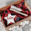 christbaum schmuck mit namen stern personalisiertes weihnachtsgeschenk traumhaft sendoro shop rot