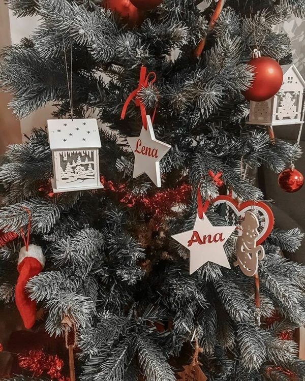 christbaum schmuck mit namen stern personalisiertes weihnachtsgeschenk traumhaft sendoro shop weihnachten