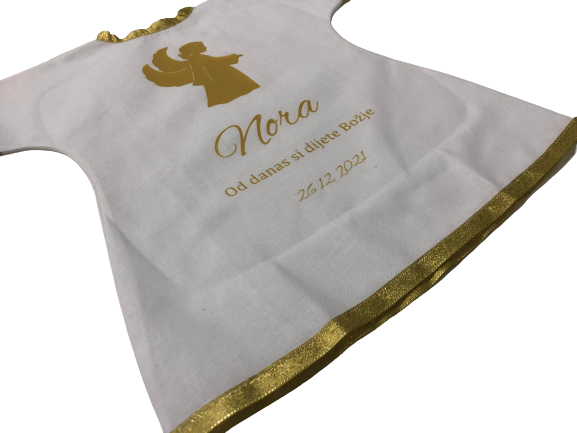 taufkleid hemd taufüberwurf mit text sendoro shop gold weiss handmade mit namen engel