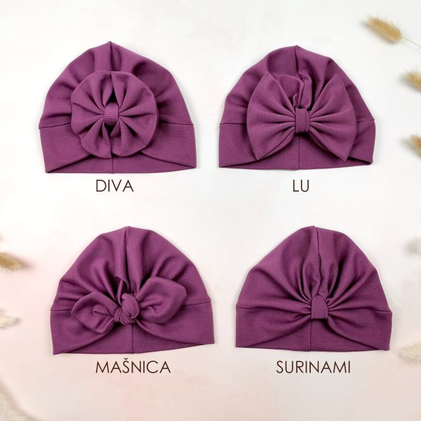 turban mütze sendoro shop lollipop diva lu masnica surinami lila mit namen