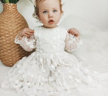 festkleid beige creme für taufe gaja sendoro shop milulove sukienki dress baby svecane krsne haljinice